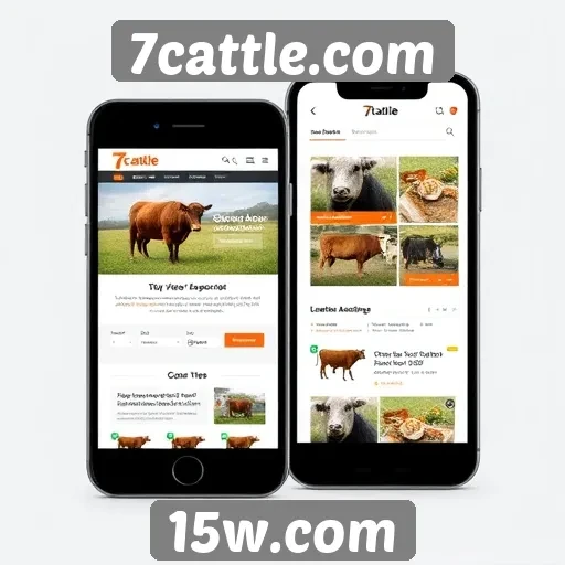 Desempenho técnico do site 7cattle.com em dispositivos móveis